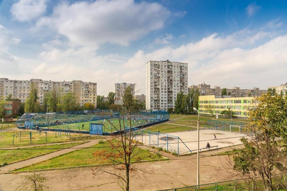 Квартира По Адресу Приозерная 8 Б Оболонь 키예프 외부 사진